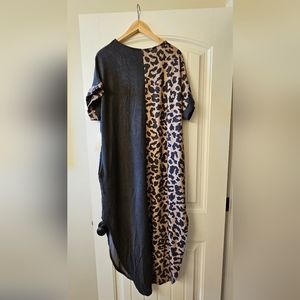 Contrast T-Shirt Dress